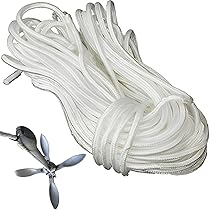 Amazon | life_mart アンカーロープ 船舶ロープ ボートロープ 8mm×30m